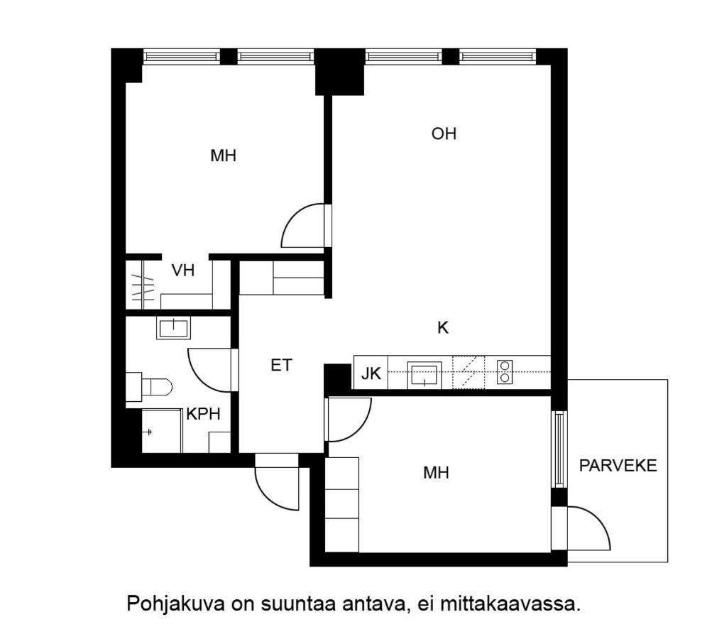 Modern 2Br Apartment With Balcony & Central Location - Hosted By 2Ndhomes Tampere Kültér fotó